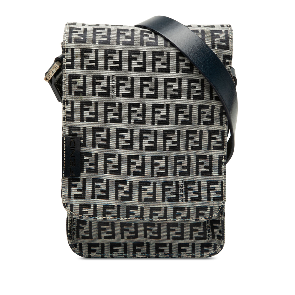 Pre-Loved Fendi Zucchino Canvas Crossbody
